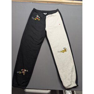 Champion Reverse Weave Disney Split Leg Sweatpants Medium Black Grey